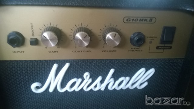 📢marshall-g10mk2-kube за ел.китара-нов внос англия, снимка 10 - Ресийвъри, усилватели, смесителни пултове - 7678250