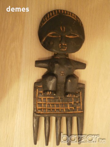  Класически автентичен Ашанти гребен от Гана, снимка 2 - Колекции - 20026870