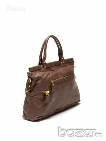 Уникална дамска чанта на 	Luisa Vannini, 100% естествена телешка кожа, снимка 2 - Чанти - 13679684