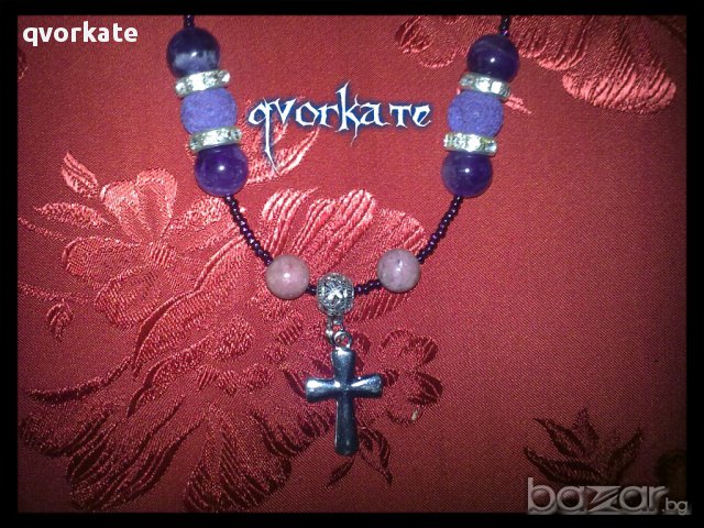 Колие с кръст, снимка 2 - Колиета, медальони, синджири - 10807955