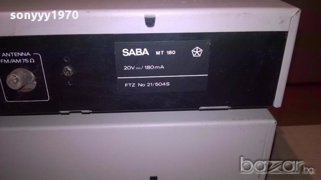 saba deck+tuner+amplifier-внос швеицария, снимка 9 - Ресийвъри, усилватели, смесителни пултове - 18000308