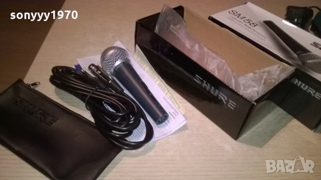 shure beta58s-microphone new, снимка 7 - Микрофони - 23364379