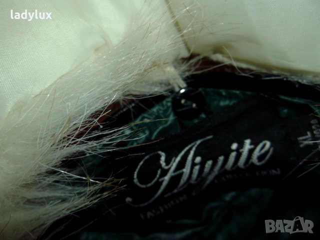 Ефектно Яке с пухена яка, Размер S. Код 366, снимка 10 - Якета - 23613715