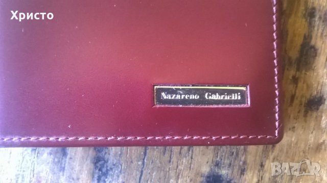 портфейл и ключодържател NAZARЕNO GABRIELLI Назарено Габриели , снимка 3 - Портфейли, портмонета - 16700404