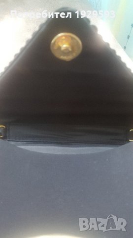 Черна стилна чантичка, снимка 5 - Чанти - 21641193