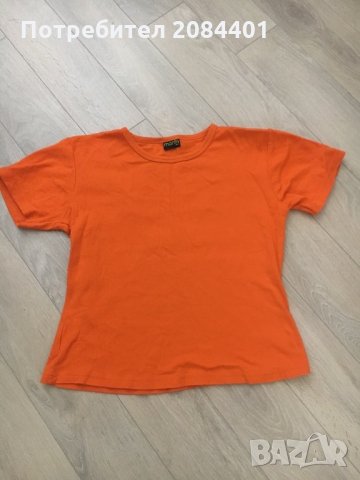 Оранжева дамска тениска