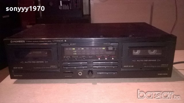 pioneer ct-w401r deck-внос швеицария, снимка 8 - Ресийвъри, усилватели, смесителни пултове - 19253946