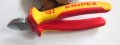 Клещи резачки Knipex VDE 160мм двукомпонентна дръжка, снимка 5