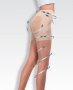 Jolie Folie 40den черен,телесен италиански прозрачен коригиращ чорапогащник бразилско дупе 40-85кг , снимка 1 - Бельо - 19870850