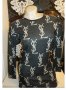 дамска блузка-туника с кожени ръкави на YSL реплика-размер- М-Л - ХЛ, снимка 9