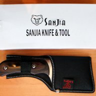 Малък сатър /нож / за кълцане, рязане и сечене SANJIA , снимка 16 - Ножове - 9292061