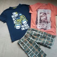 Комплекти -тениска с къси панталонки по 10лв.размер 4-5г., снимка 2 - Детски комплекти - 22397380