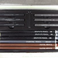 Графити правоъгълни и моливи за рисуване комплект, снимка 2 - Ученически пособия, канцеларски материали - 26007067