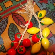 Порцеланови плодове на сноп за окачване и декорация , снимка 3 - Декорация за дома - 18196994