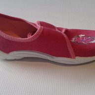 Розови Пантофки за момичета - памучни , не запаряват крачето, снимка 2 - Бебешки обувки - 13362173