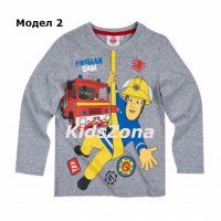 Нова цена! Детска блуза Fireman Sam 3 и 8 г. – М1-3, снимка 2 - Детски Блузи и туники - 19245935