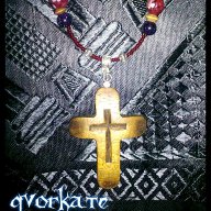 Колие с дървен кръст, снимка 2 - Колиета, медальони, синджири - 11362031