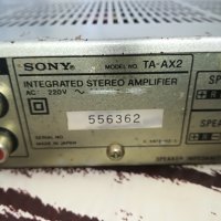 sony model ta-ax2 amplifier-made in japan-внос швеицария, снимка 14 - Ресийвъри, усилватели, смесителни пултове - 26027660
