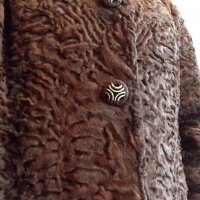 Кожено палто-АСТРАГАН -естествена кожа М, снимка 6 - Палта, манта - 23714996