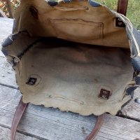 Старинна чанта,торба, снимка 6 - Антикварни и старинни предмети - 19669350