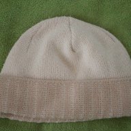          	 Машинно плетена розова шапка , снимка 1 - Аксесоари за коса - 8931660