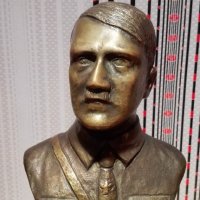 Бюст на  А . Хитлер - бронз / гранит, снимка 6 - Антикварни и старинни предмети - 20395357