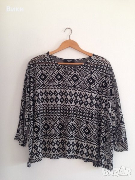 Блуза в черно и бяло, снимка 1