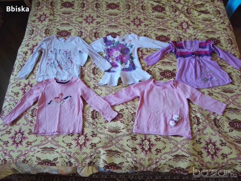 Продавам детски блузи за момиче 5бр., снимка 1