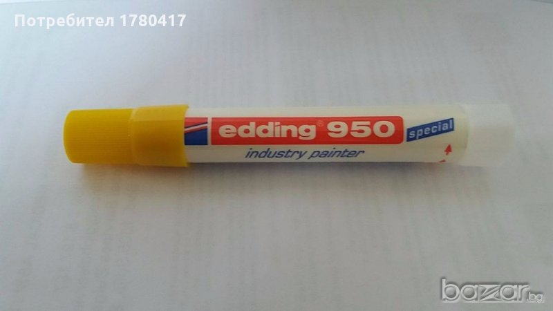 индустриален маркер 10мм EDDING 950, нов, японски. Внос от Германия., снимка 1