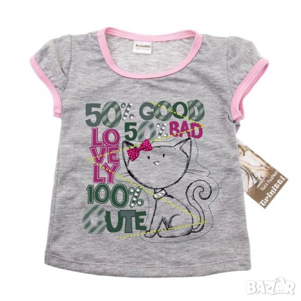 блуза с коте 2-3 г, снимка 1