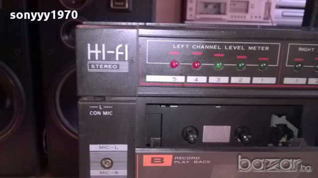 Sound electronic pc-190 hi-fi голям двукасетъчен, снимка 18 - Радиокасетофони, транзистори - 13786000