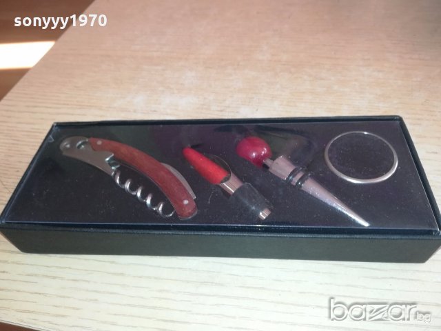 комплект за вино-нов в кутия, снимка 5 - Колекции - 20095867