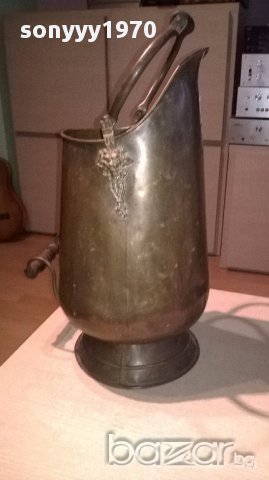 Огромна ретро кана с дървени дръжки-55х30см-внос швеицария, снимка 11 - Антикварни и старинни предмети - 17620423