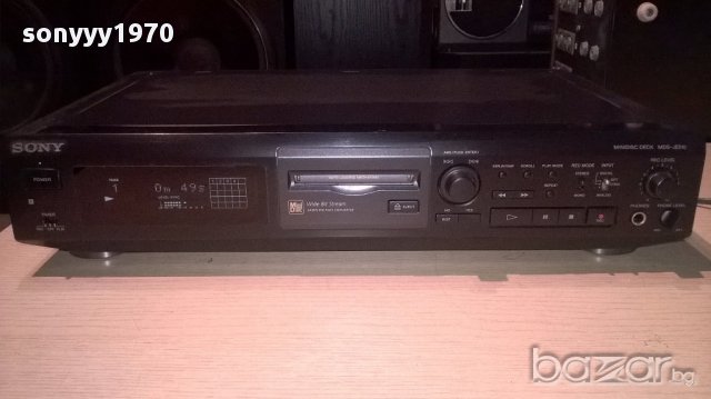 Sony mds-je510 minidisc deck-made in japan-внос швеицария, снимка 10 - Ресийвъри, усилватели, смесителни пултове - 14960410