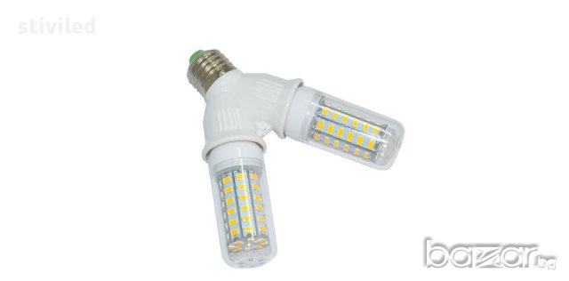 Адаптер Е27 2-E27 - 220 волта., снимка 3 - Други - 16775429