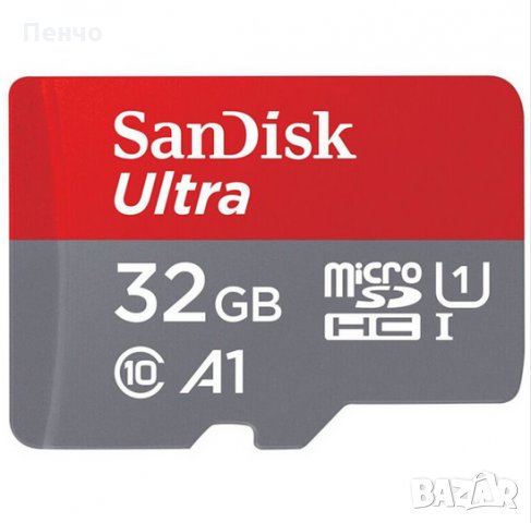 Карта памет клас 10 SanDisk 32 GB Micro SD 100Mb/s микро сд TF карта за телефон таблет фотоапарат