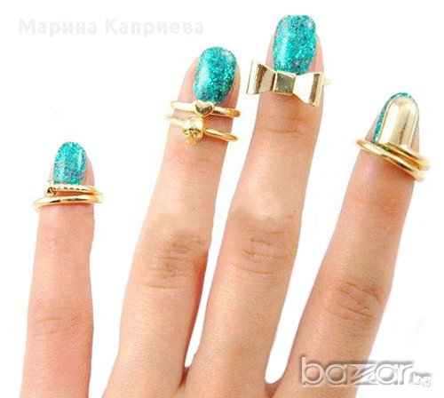 7 пръстенчета за кокалчета. Цената е за 7-те /А-24/, снимка 3 - Пръстени - 10549890
