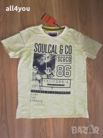 SoulCal Fashion T Shirt в супер лайм цвят! Размер 11-12г., снимка 3 - Детски тениски и потници - 25184425