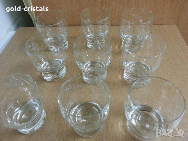  Стари чаши гравирани, снимка 3 - Антикварни и старинни предмети - 24398210