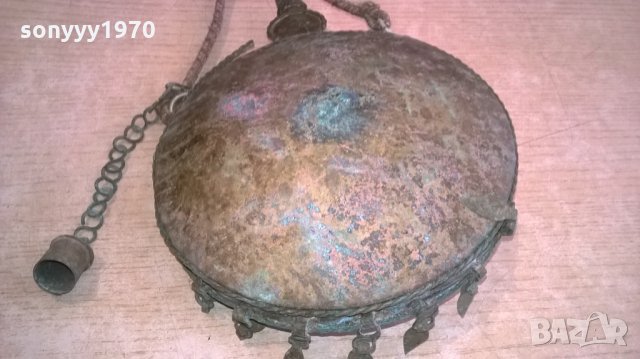 АНТИКА-ретро колекция-мед/месинг-патина-внос швеицария, снимка 6 - Антикварни и старинни предмети - 24500791