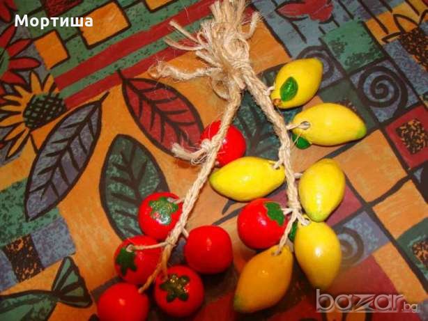 Порцеланови плодове на сноп за окачване и декорация , снимка 3 - Декорация за дома - 18196994