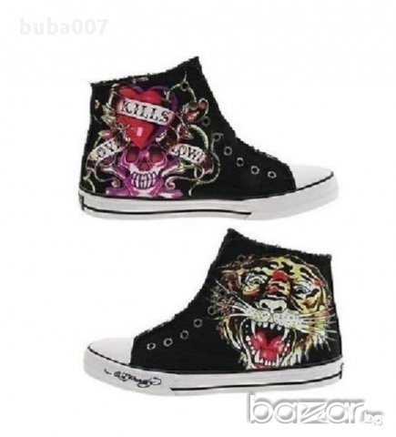  Ed Hardy оригинални унисекс кецове Uk3,5/37, снимка 3 - Кецове - 7782542