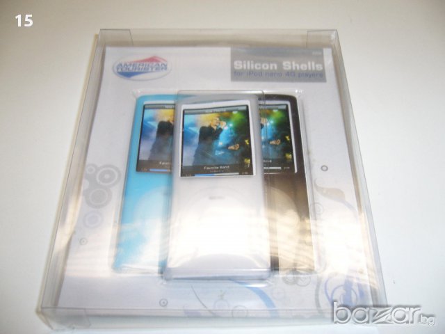 Силиконов калъф за ipod nano 4g плейъри, 3 броя в комплект, снимка 3 - MP3 и MP4 плеъри - 11761110