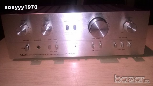 Akai-stereo amplifier-made in japan-внос швеицария, снимка 3 - Ресийвъри, усилватели, смесителни пултове - 12629685