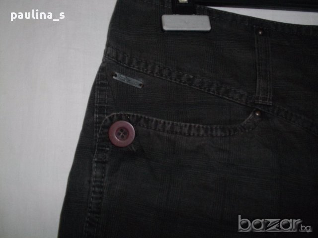 Карирани дънки "Steps" New York / широки крачоли , снимка 6 - Къси панталони и бермуди - 14242479