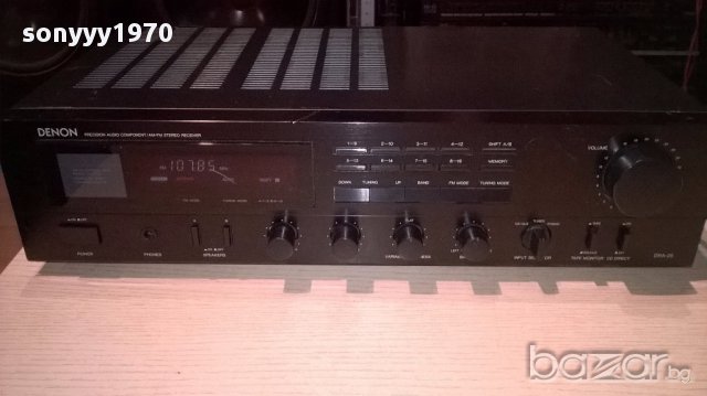 Denon dra-25 receiver-made in japan-внос швеицария, снимка 8 - Ресийвъри, усилватели, смесителни пултове - 14240634