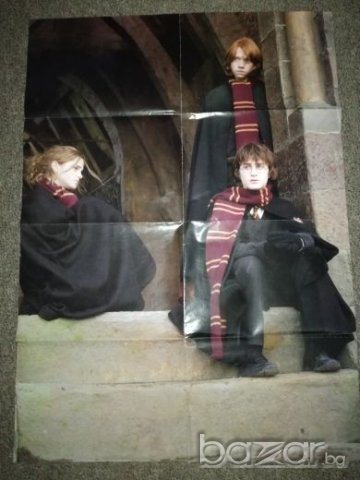 Хари Потър - двулицев плакат, снимка 1 - Колекции - 20788537