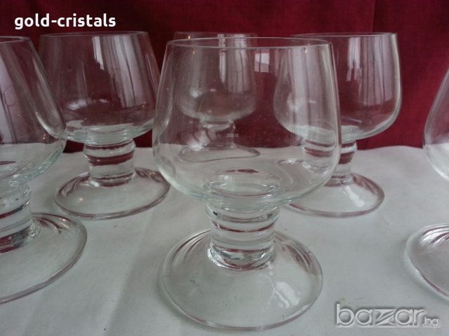  Стъклени чаши за ракия коняк  аперитив, снимка 8 - Антикварни и старинни предмети - 20243915