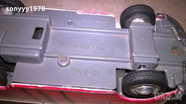 volkswagen-11x5x5-см-метален бус-ретро колекция, снимка 11 - Колекции - 22023430