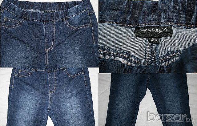 Два чифта дънки размер 134 см. Kappahl, Vintage Angel , снимка 2 - Детски панталони и дънки - 10405814